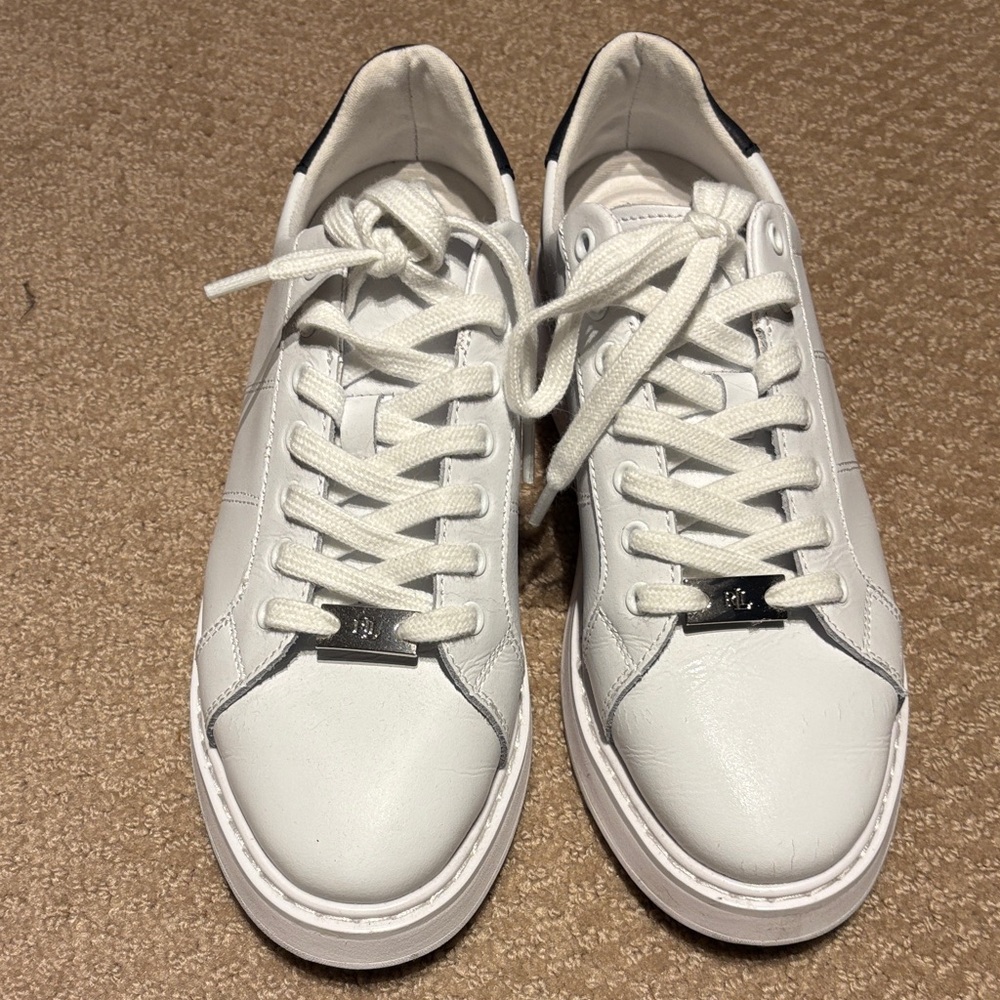 White Leather Women’s Sneakers